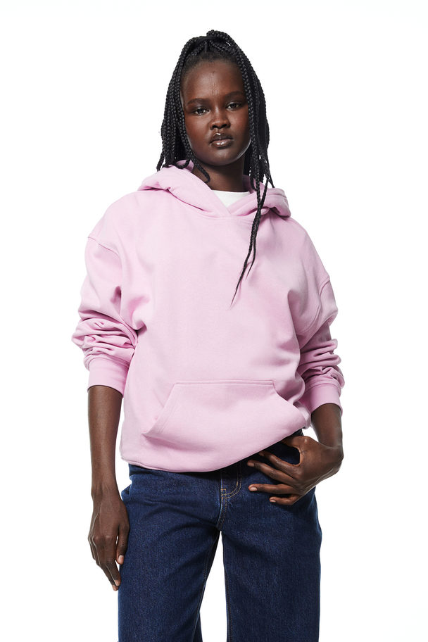 H&M Oversized Hoodie Light Pink