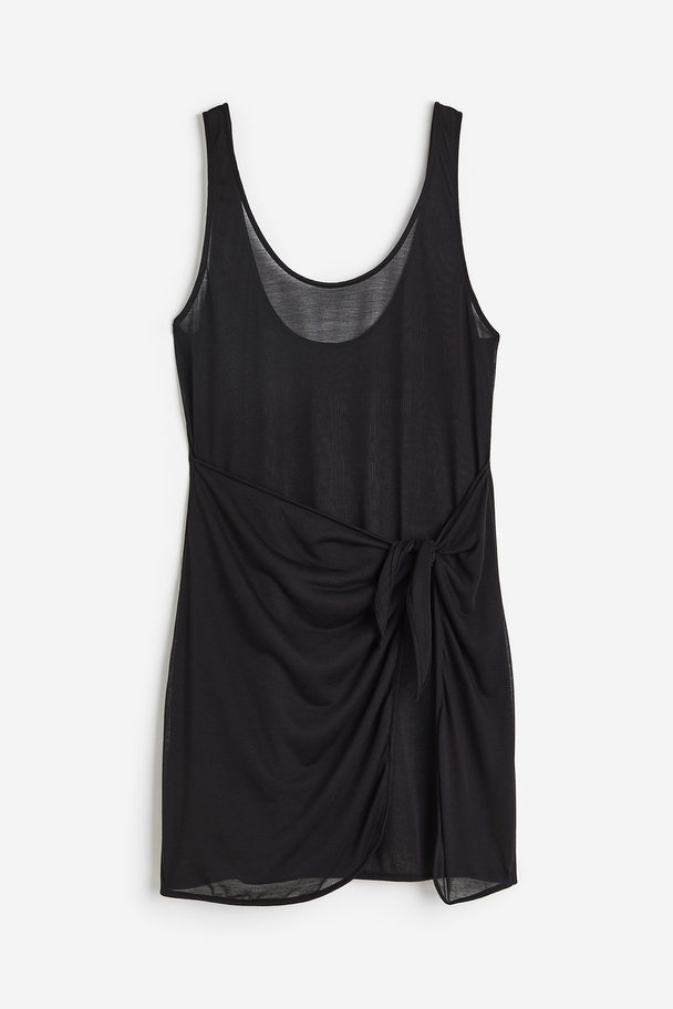 H&M Beach Wrap Dress Black