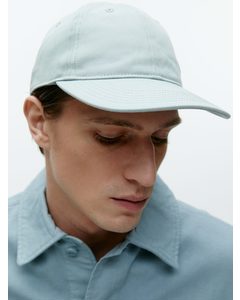 Cotton Twill Cap Dusty Turquoise