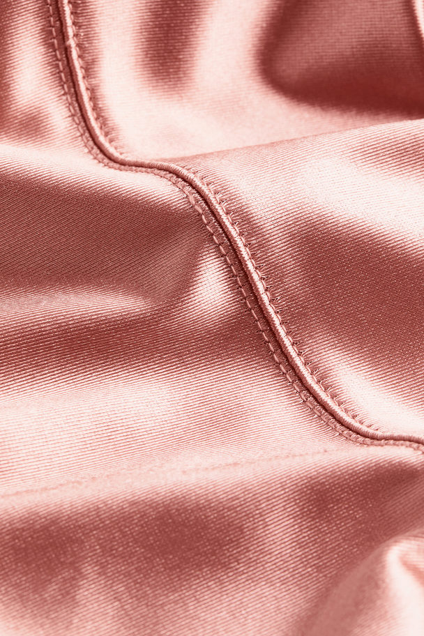 H&M Glanzende Stringbody Roze