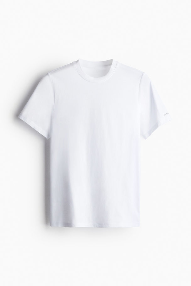 H&M DryMove™ Sport-T-Shirt Weiß