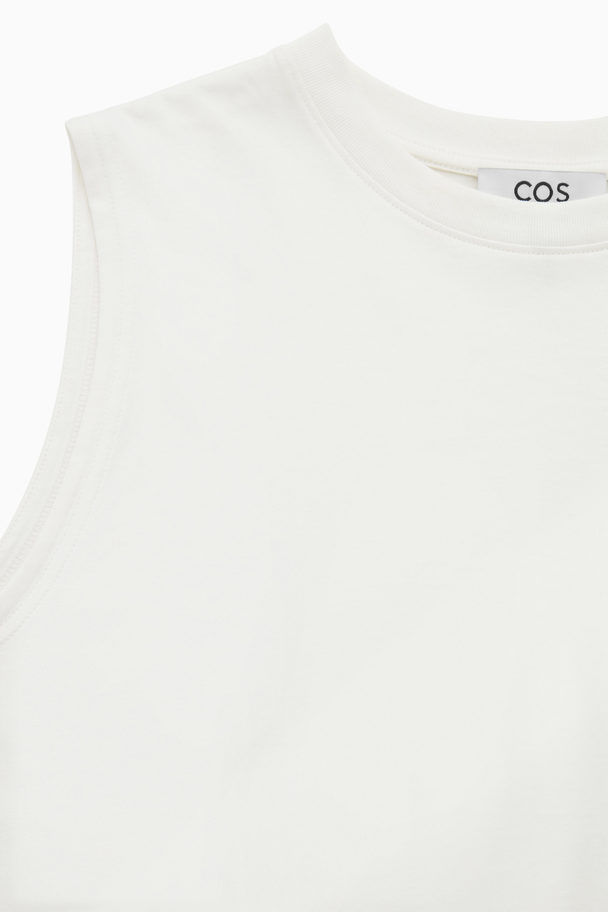 COS Regular-fit Sleeveless Top White