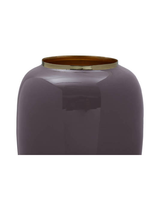 360Living Vase Art Deco 525 Dark Purple / Gold