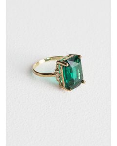 Jewel Ring Emerald Green