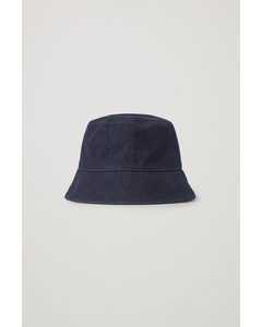 Denim Bucket Hat Dark Blue