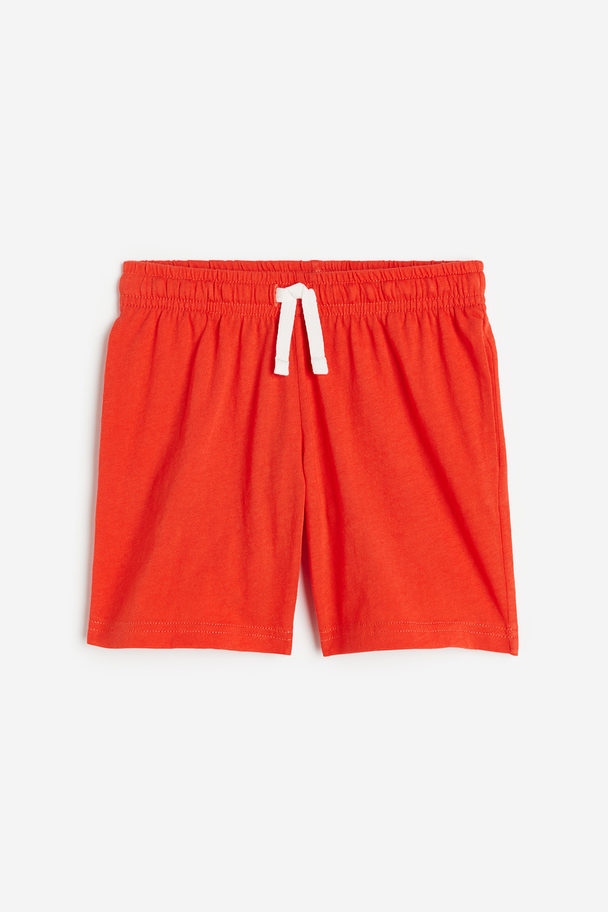 H&M Tricot Shorts Helderrood