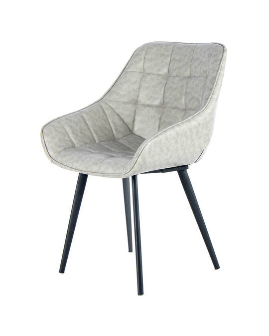 360Living Chair Demi 325 2er-set Grey / Black