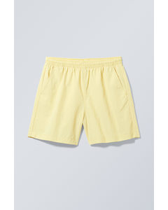 Ed Contrast Swim Shorts Light Yellow