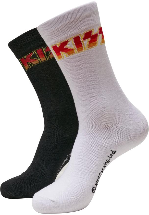 Merchcode Unisex Kiss Socks 2-pack