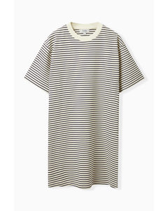 Mini T-shirt Dress Navy / Cream