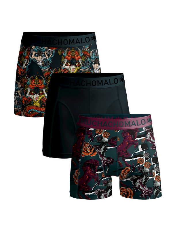 Muchachomalo Muchachomalo Heren Boxershorts - 3 Pack - Mannen Onderbroeken