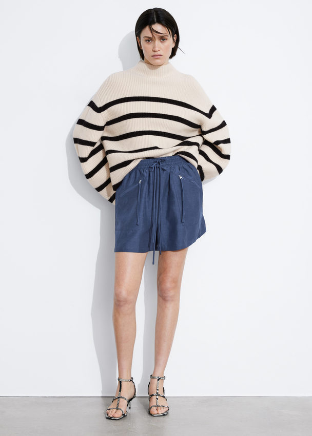 & Other Stories Utility-short Donkerblauw