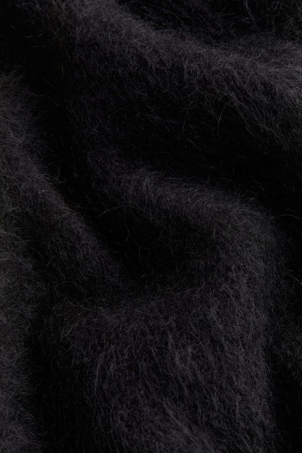 H&M Pullover aus Mohairmischung Schwarz