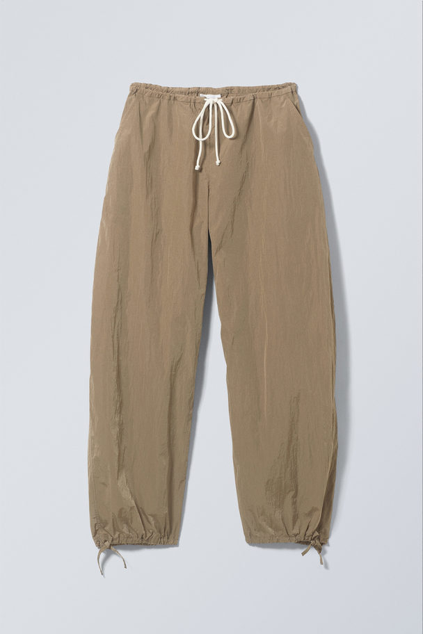 Weekday Alister Tracksuit Parachute Trousers Mole