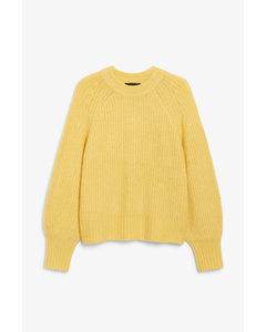 Knit Sweater Yellow