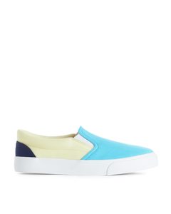 Slip-on Trainers Turquoise/off White