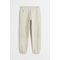 Relaxed Fit Cotton Joggers Light Beige