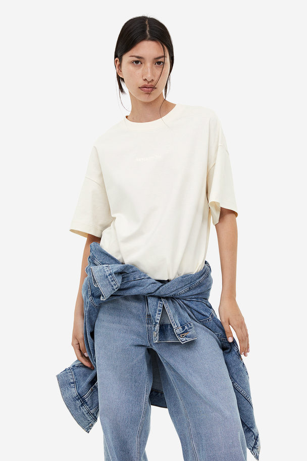 H&M Oversized T-shirt Roomwit/reflection