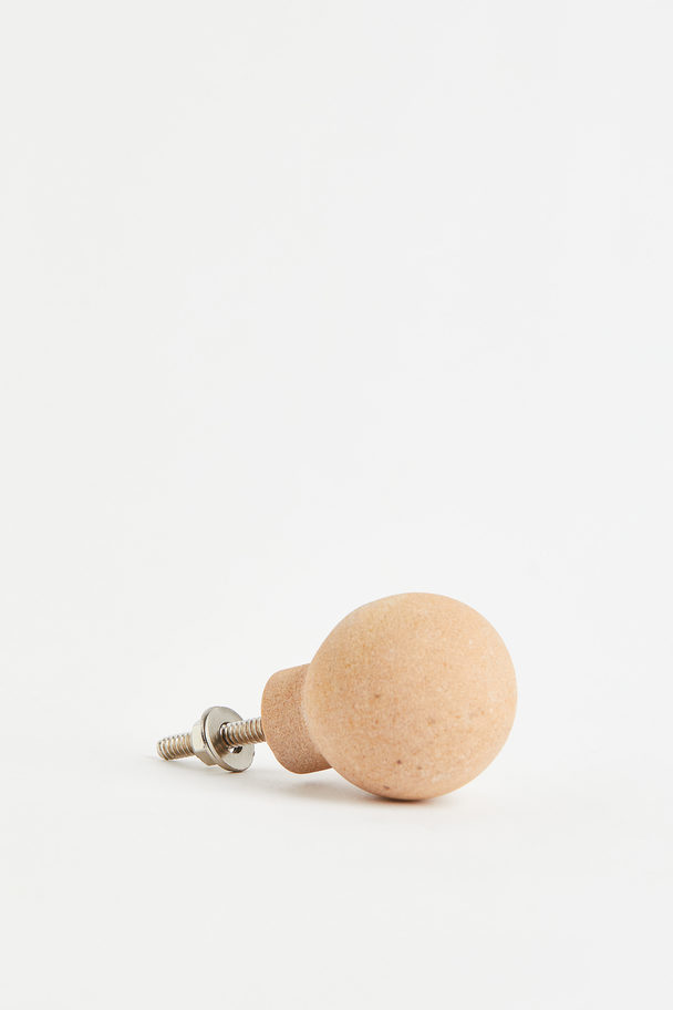 H&M HOME Round Knob Light Beige