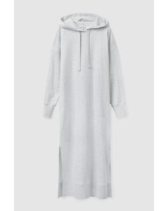 Relaxed-fit Maxi Sweatshirt Dress Light Grey