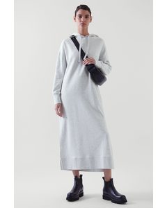 Relaxed-fit Maxi Sweatshirt Dress Light Grey