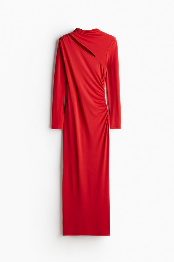 H&M Cut-out Bodycon Dress Red
