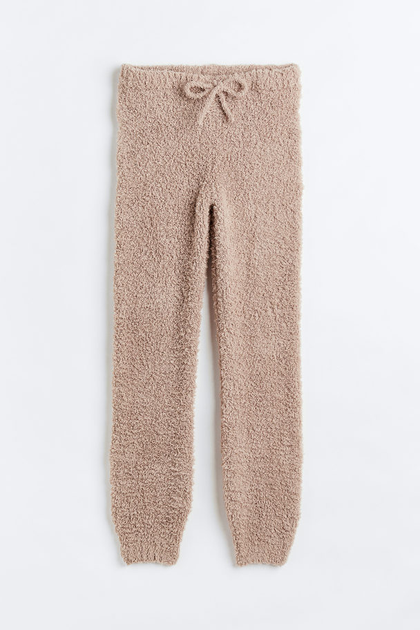H&M Fluffy Joggers Beige