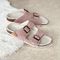 Cozy Pink Suede Home Slippers