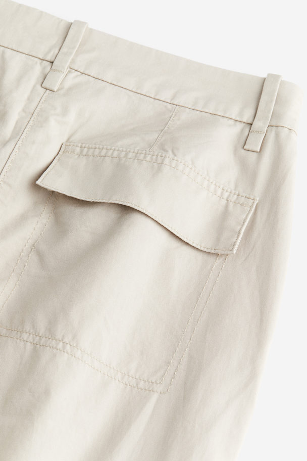 H&M Cargohose aus Twill Beige