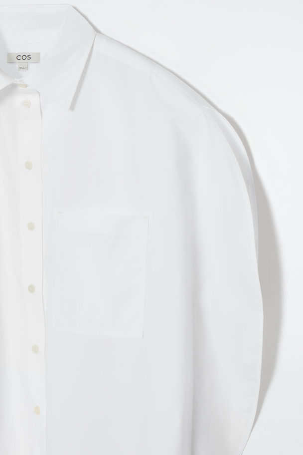 COS Rounded Short-sleeved Shirt White