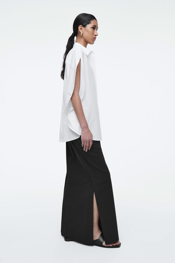 COS Rounded Short-sleeved Shirt White