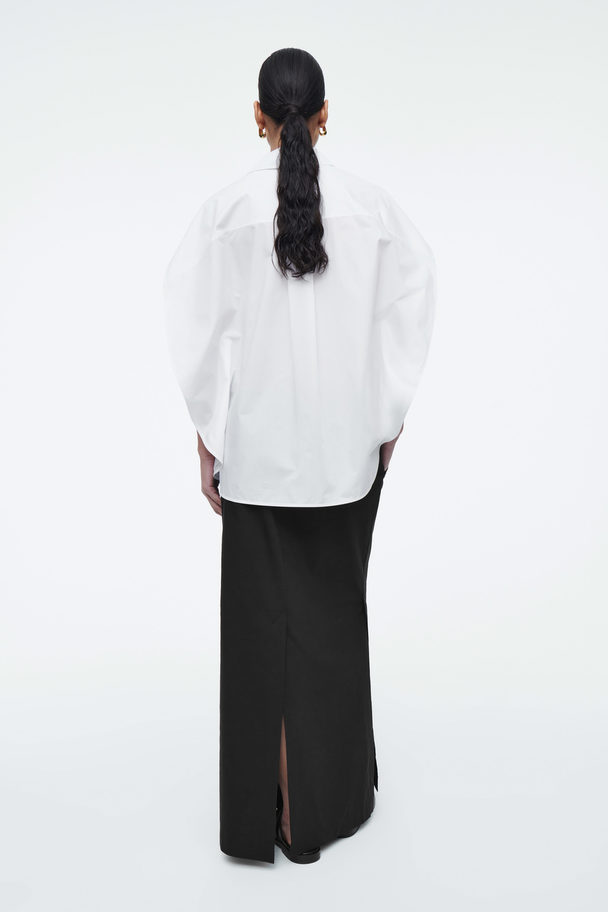 COS Rounded Short-sleeved Shirt White