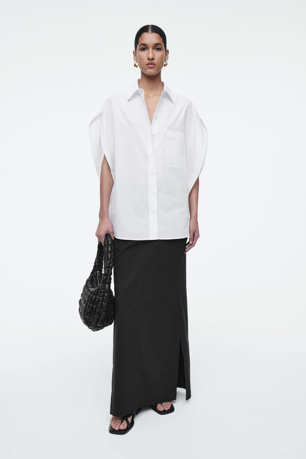 COS Rounded Short-sleeved Shirt White