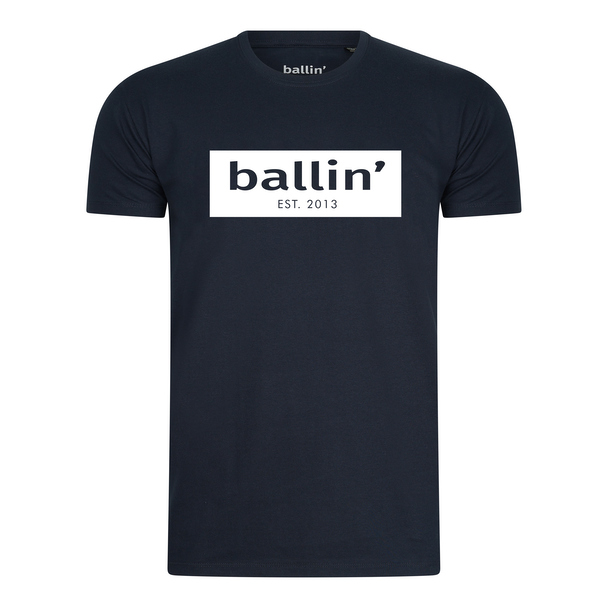 Ballin Est. 2013 Ballin Est. 2013 Cut Out Logo Shirt Blauw