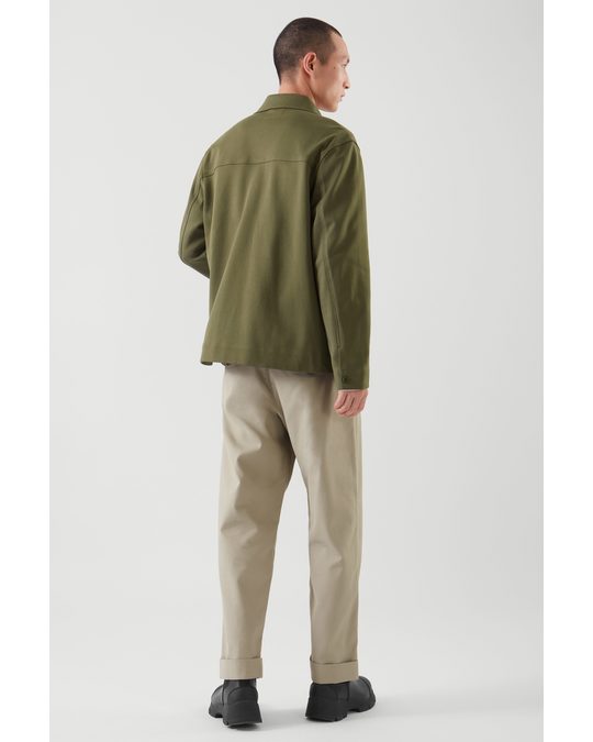 COS Minimal Workwear Jacket Khaki