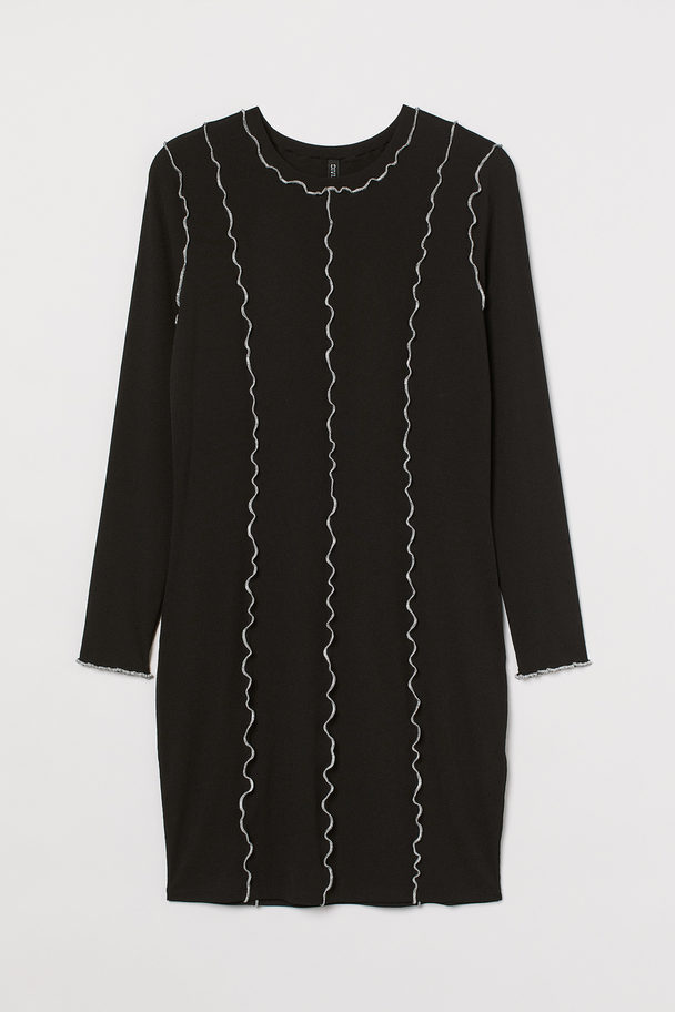 H&M H&m+ Long-sleeved Dress Black