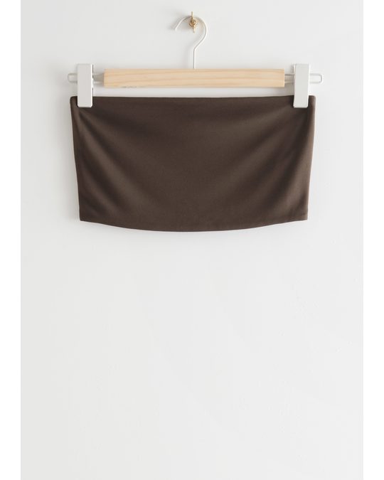 & Other Stories Mini Tube Top Brown