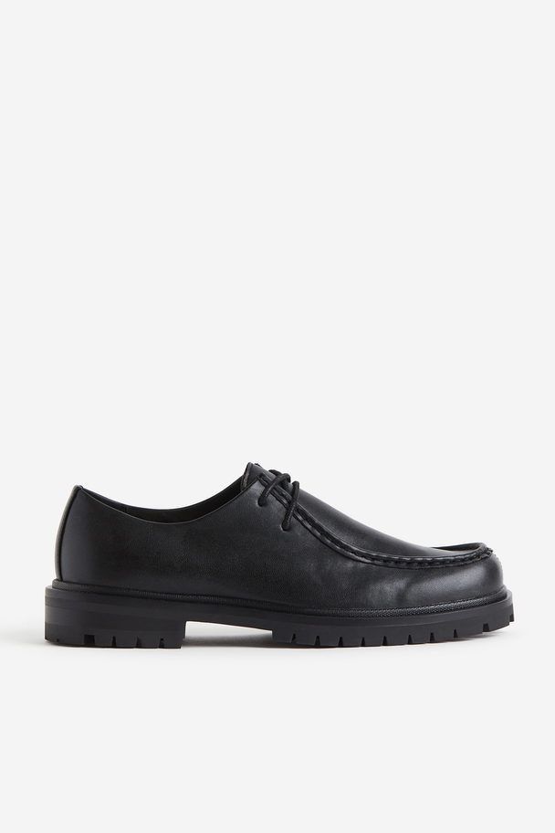 H&M Moccasin-seam Shoes Black