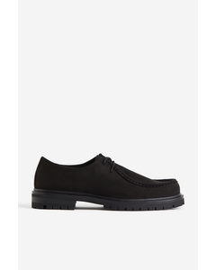 Moccasin-seam Shoes Black