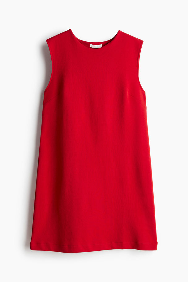 H&M Ärmelloses Jerseykleid Knallrot