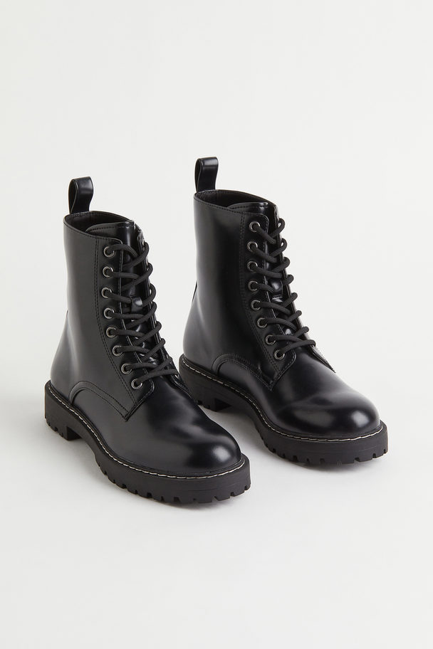 H&M Ankle Boots Black