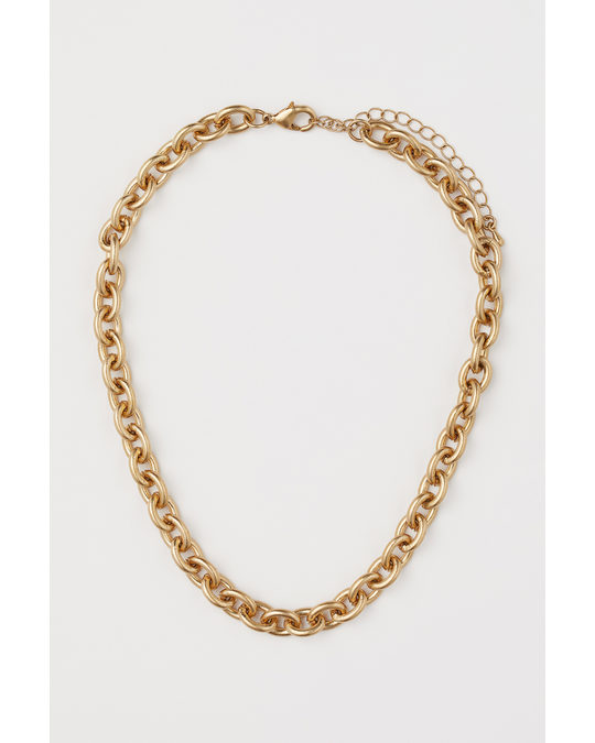 H&M Necklace Gold-coloured