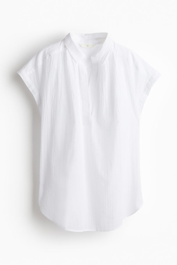 H&M Cotton Blouse White