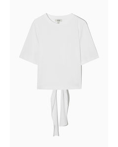 The Bow Back T-shirt White