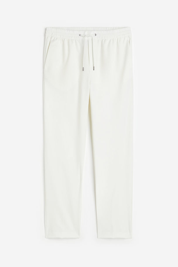 H&M Joggpants Regular Fit Weiß