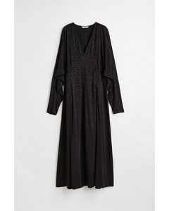 Viscose Dress Black/leopard Print