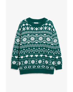Festive Sweater Green