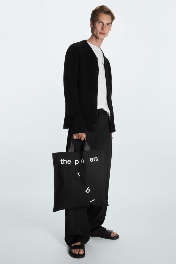 COS Printed Tote Bag Black