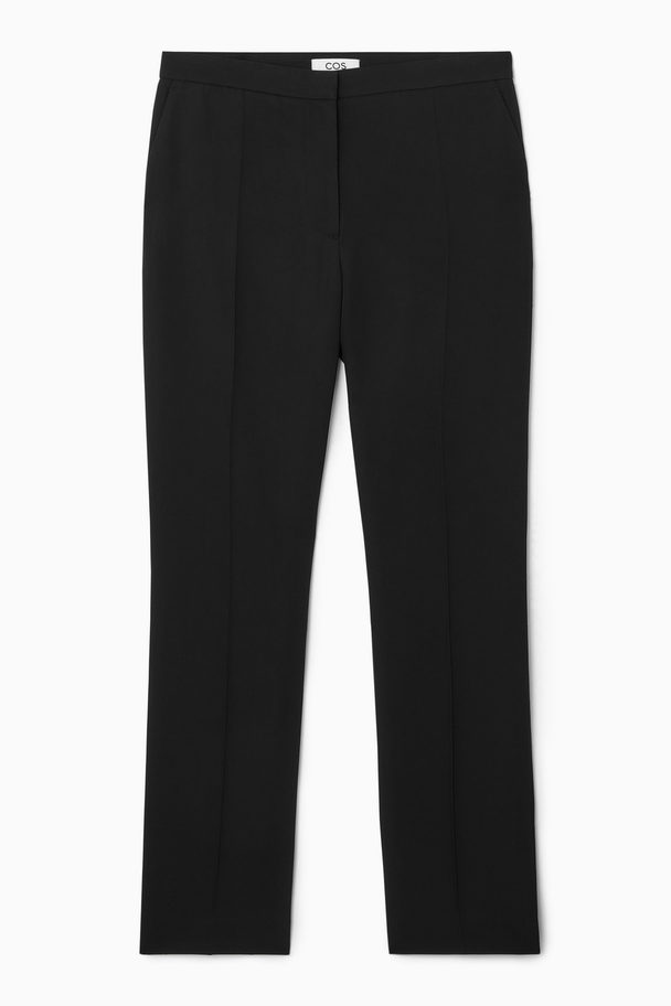 COS Slim Tailored Trousers Black