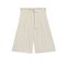 Belted Lyocell Shorts Off-white